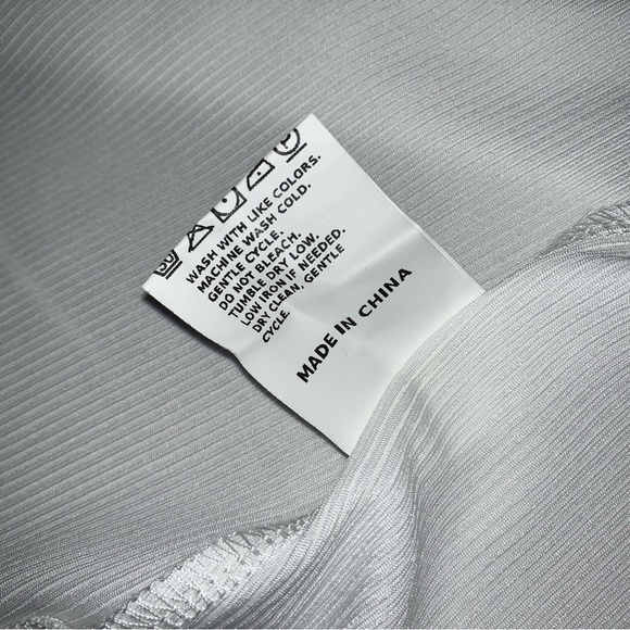 Chicme Side Slit Ruched Ribbed Tank Dress Drawstring Bodycon - Picture 7 of 13